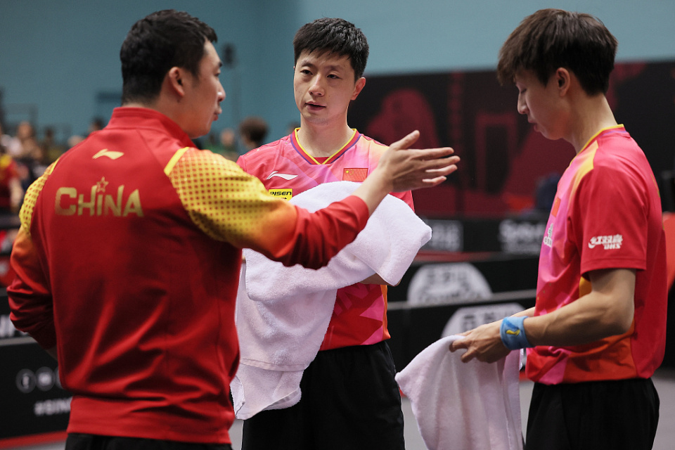 关于法国乒乓球队绝地反击奥地利乒乓球队，马龙关键制胜的信息